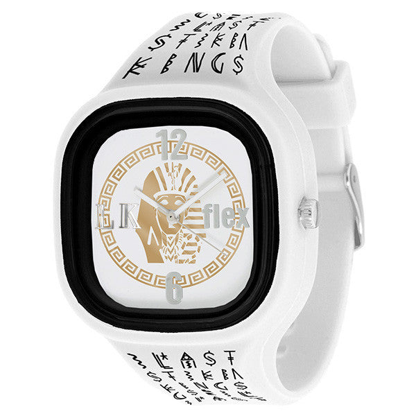 White Pharaoh Flex Watch Face