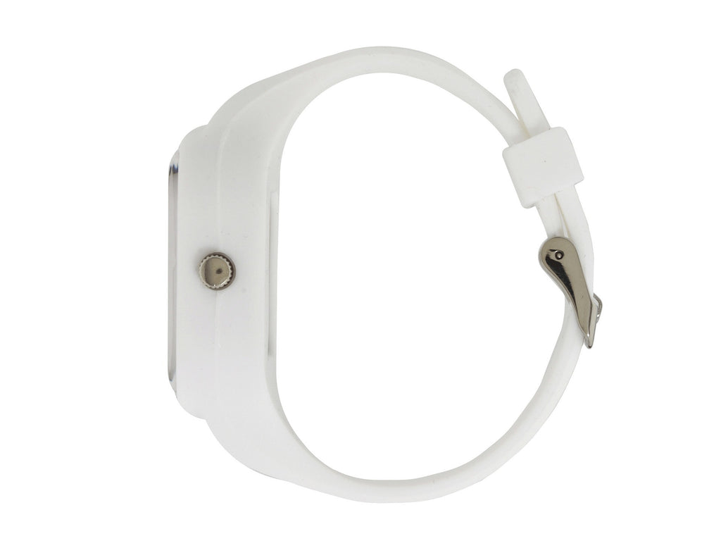 White Classic Flex Watch Side