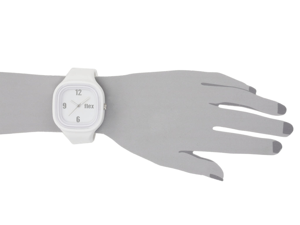 White Classic Flex Watch Hand