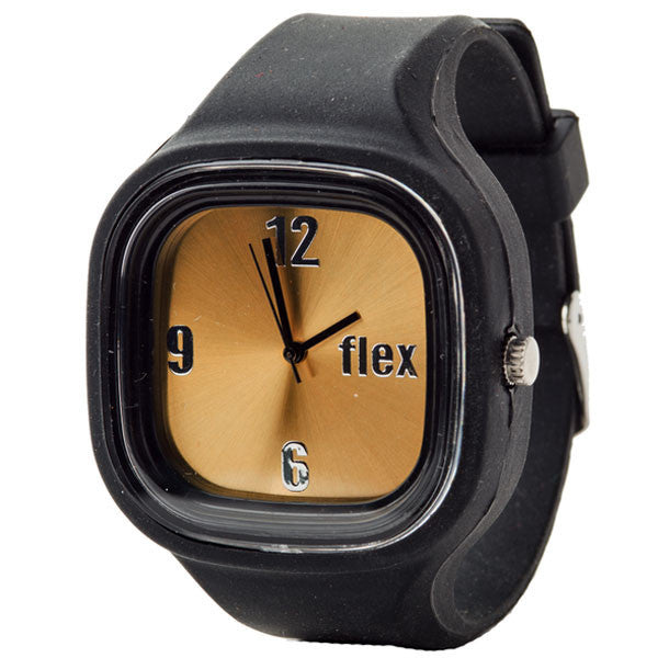 Black & Gold Flex Watch Face