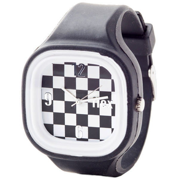 Checkered mens watch from Flex
