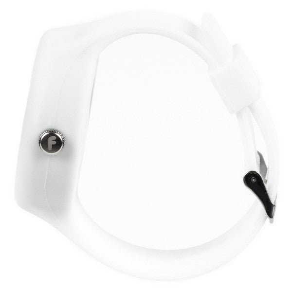White On White Flex Watch Side