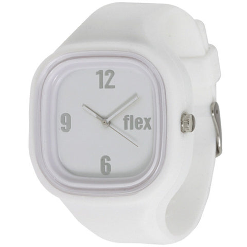 White Classic Flex Watch Face