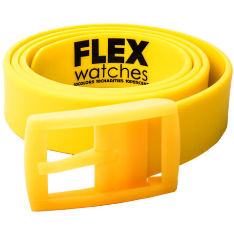 Yellow Belt Flex Watches