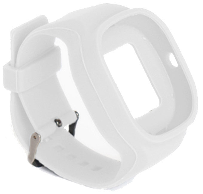 White Band Flex Watches Band Face