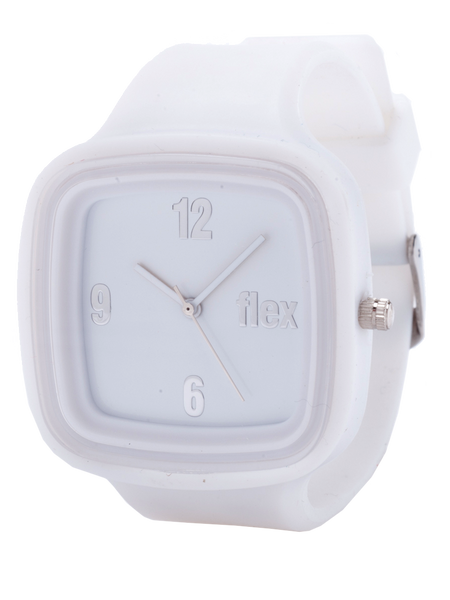 White Mini Flex Watch Face