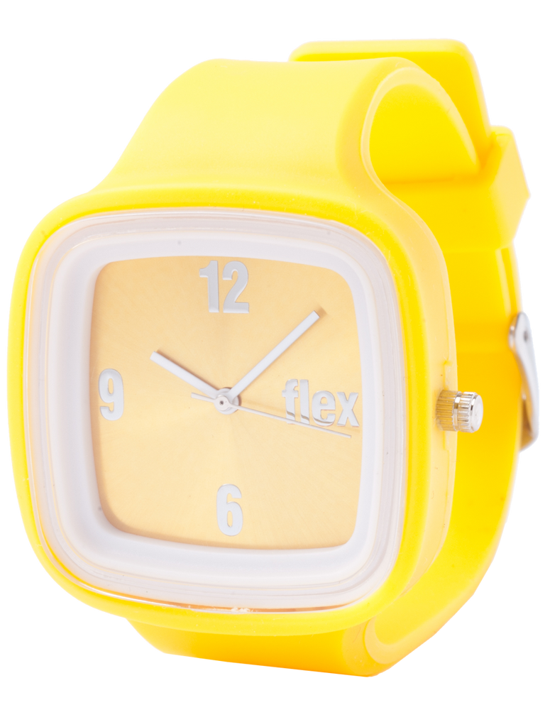 Yellow Mini Flex Watch Face